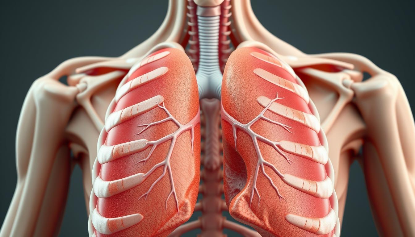 Lungenlappen Anatomie im Brustkorb