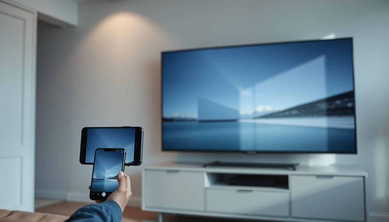 Miracast Verbindung zwischen Smartphone und Fernseher
