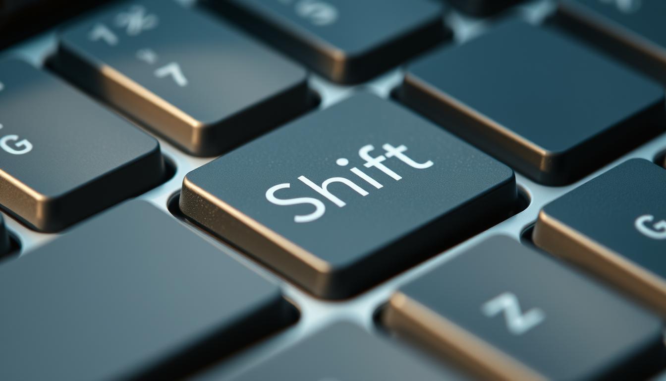 QWERTZ-Tastatur Umschalttaste Position
